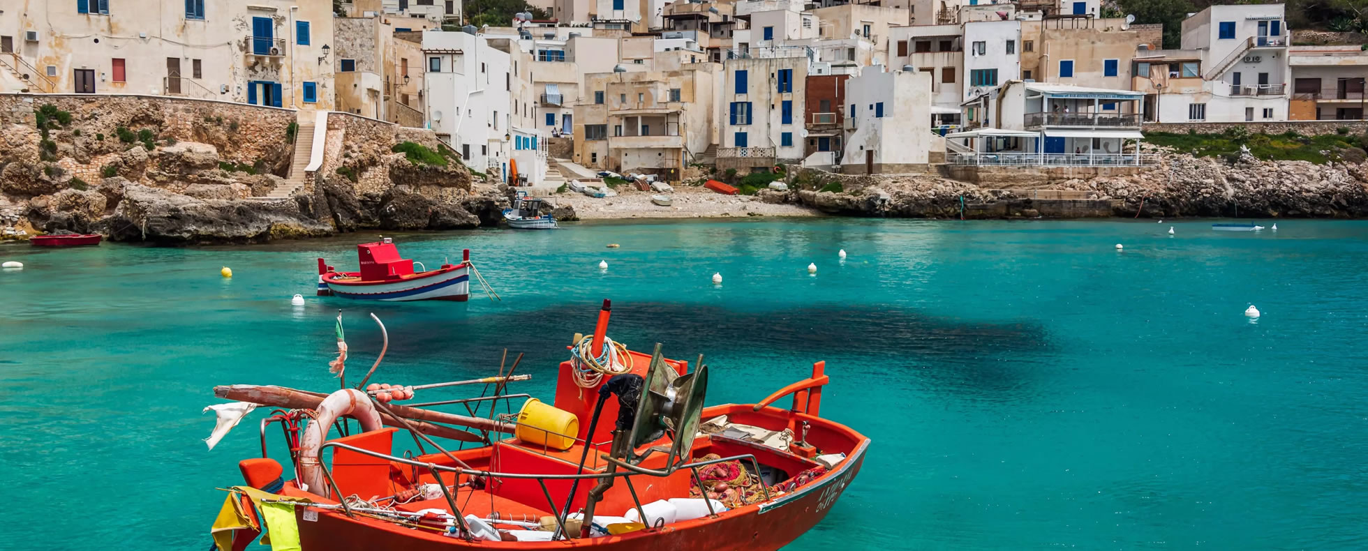 Vista panoramica su Levanzo dal Fenici, Hotel Levanzo 4 stelle