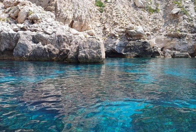 The sea of Levanzo